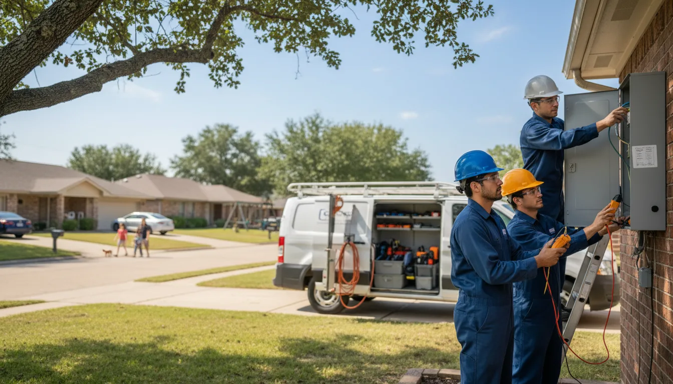 Certified electrician providing emergency electrical services in Wagner, SD